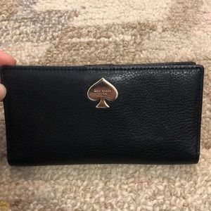 Kate Spade Black Leather Wallet ♠️